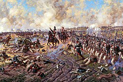 Pyotr Bagration at the Battle of Borodino