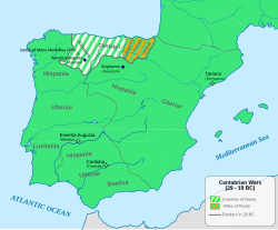 Administrative division of Hispania by Augustus in 27 BC