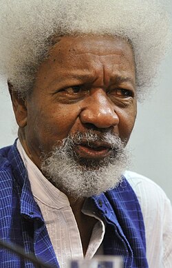 Wole Soyinka, the first Black African writer awarded the prize