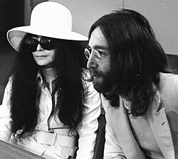 Yoko Ono and Lennon in March 1969