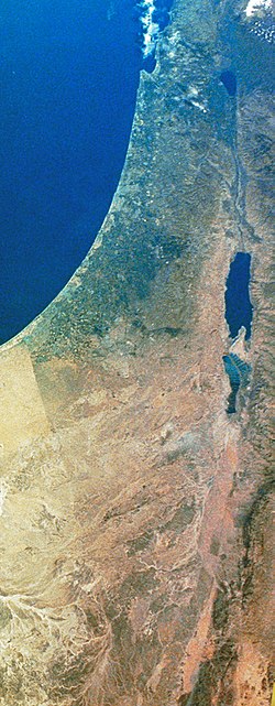 Satellite image of the region
