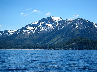 Mount Tallac above Lake Tahoe