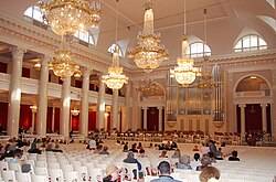 The Bolshoi Zal (Grand Hall) of Saint Petersburg Philharmonia