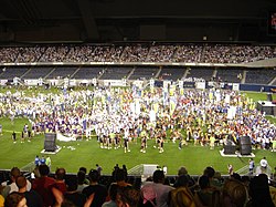Opening ceremonies of the 2006 Gay Games at Soldier Field
