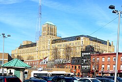 Brooklyn Tech as seen from Ashland Place in Fort Greene
