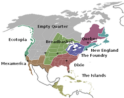 The Nine Nations of North America