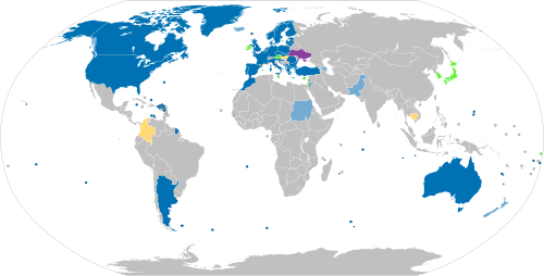 Countries that have delivered military aid to Ukraine Heavy weaponry Light weaponry Non-lethal materiel Non-materiel Ukraine