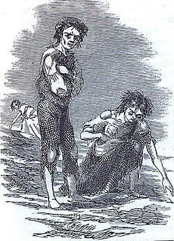 Skibbereen, Ireland during the Great Famine, 1847 illustration by James Mahony for the Illustrated London News