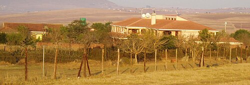 Mandela's retirement home in Qunu, former Transkei.