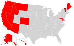 States where state-level laws allowed legalized medicinal marijuana before 2005