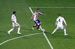 The Madrid Derby at the Santiago Bernabéu Stadium, January 2015