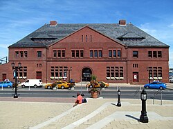 New London Union Station, the proposed southern terminus of the Central Corridor line