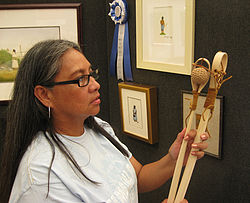 A Choctaw artist in present-day Oklahoma