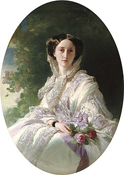 Crown Princess Olga, by Franz Xaver Winterhalter, 1856.