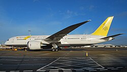 Royal Brunei Boeing 787 Dreamliner at London Heathrow Airport