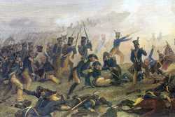 American infantry prepare to attack during the Battle of Lundy's Lane