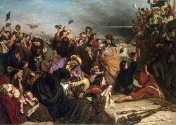 The Parting Cheer by Henry Nelson O'Neil, 1861