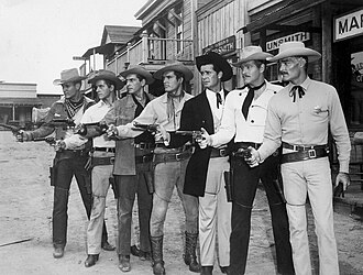 1959 series leads Will Hutchins (Sugarfoot), Peter Brown (Lawman), Jack Kelly (Maverick), Ty Hardin (Bronco), James Garner (Maverick), Wayde Preston (Colt .45), and John Russell (Lawman)