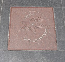 Guy Lombardo's star on Canada's Walk of Fame in Toronto