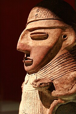 A Muiscan ceramic figure, 600–1600 AD