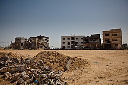 Buildings damaged during the 2008-2009 Gaza war