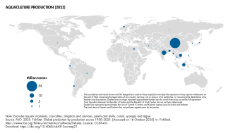 Aquaculture production (2023)[22]