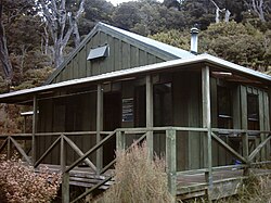 DOC operates much of the backcountry tourist infrastructure of the country, such as this overnight hut on the Rakiura Track.