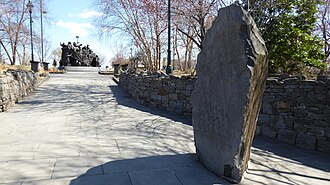 "Leacht Cuimhneacháin na nGael", Irish famine memorial located on Penn's Landing, Philadelphia