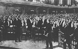 The First Zionist Congress (1897) in Basel, Switzerland