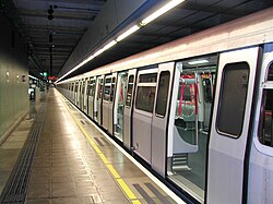 The Hong Kong MTR operates a high-capacity rapid transit network.