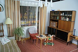 Reconstruction of a typical working class flat interior in a khrushchyovka