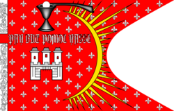 Depiction of the "Prague Banner" (municipal flag dated to the 16th century)[45]