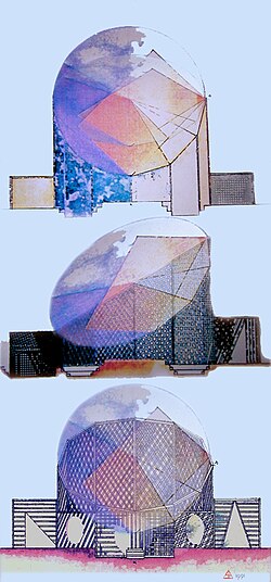 Calmoduline Monument, by Jean-Max Albert, 1991