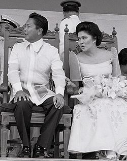 Prime Minister Ferdinand Marcos and First Lady Imelda Marcos in 1979.