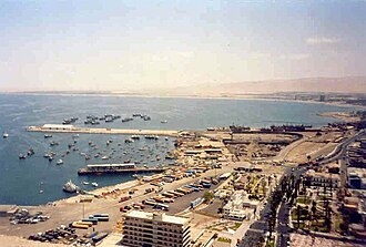 Port or Port Terminal of Arica, in 2006.