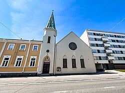 The Swedish Baptist Church in Vaasa, Finland, founded in 1881