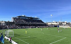 The Spokane Velocity (pictured) was one of the many expansion clubs that joined USL League One during its post-MLS reserve team departure expansion period
