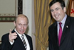 Meeting with Russian President Vladimir Putin, 22 February 2008