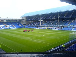 Goodison Park, home of Everton W.F.C.