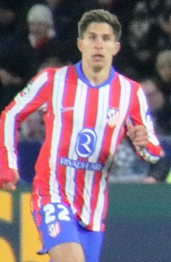 Simeone with Atlético Madrid in 2025