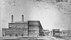 AEG power station built in 1930. Kryvyi Rih city.