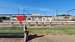 'I Love Gary' – Pop Up Arts Display Gateway Park (2019)