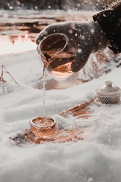 Brewing a red oolong