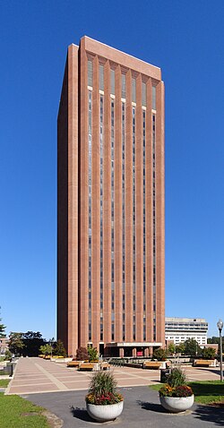 The W. E. B. Du Bois Library is the world's third tallest library[59] and the tallest university library.[60]