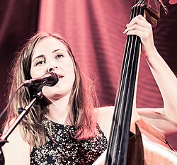 Ellen Andrea Wang performing at the Oslo Jazz Festival