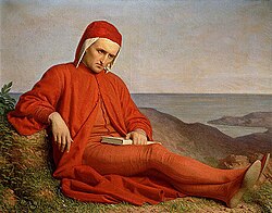 Dante in Exile by Domenico Petarlini