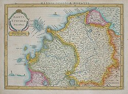 The Grand Duchy of Tuscany (1569–1860, part of Italy afterwards)