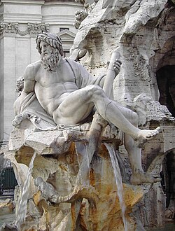 Fountain of the Four Rivers, Bernini, 1651.