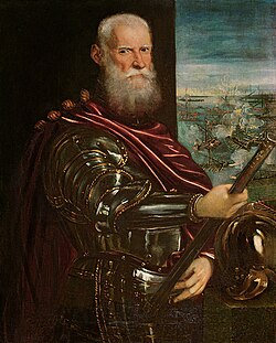 Captain General of the Sea Sebastiano Venier at Lepanto