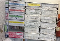 COVID‑19 vaccine research samples in a NIAID lab freezer (30 January 2020)